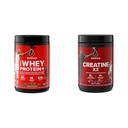 Six Star Elite Series 100% Whey Proteine Plus Triple Chocolate 1.8lbs US & Creatine Powder Creatin X3 