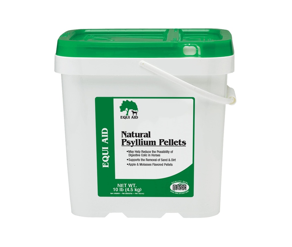 Farnam Equi Aid Natural Horse Psyllium Pellets Supliment, Suportă eliminarea nisipului & Murdărie din Colonul Ventral, 10 Lire, 32 Scoops