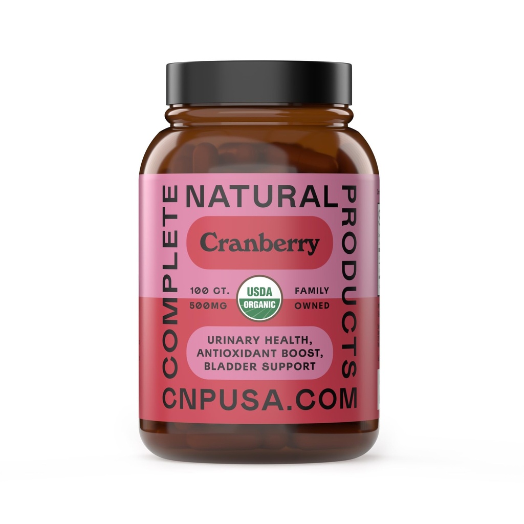 Capsule organice de cranberry 500mg 