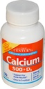 21st Century Calciu 500 + D3, 5 mcg (200 UI), 90 comprimate