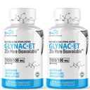 Fuziunile naturale GlyNAC-ET NAC Suplimentul N-Acetyl Cysteine Etil Ester - 20x Mai mult Biodisponibil - Glicină & N-acetilcisteină Etil Ester Anti Aging Supliment, Boost Glutatione Pachet de 2-120