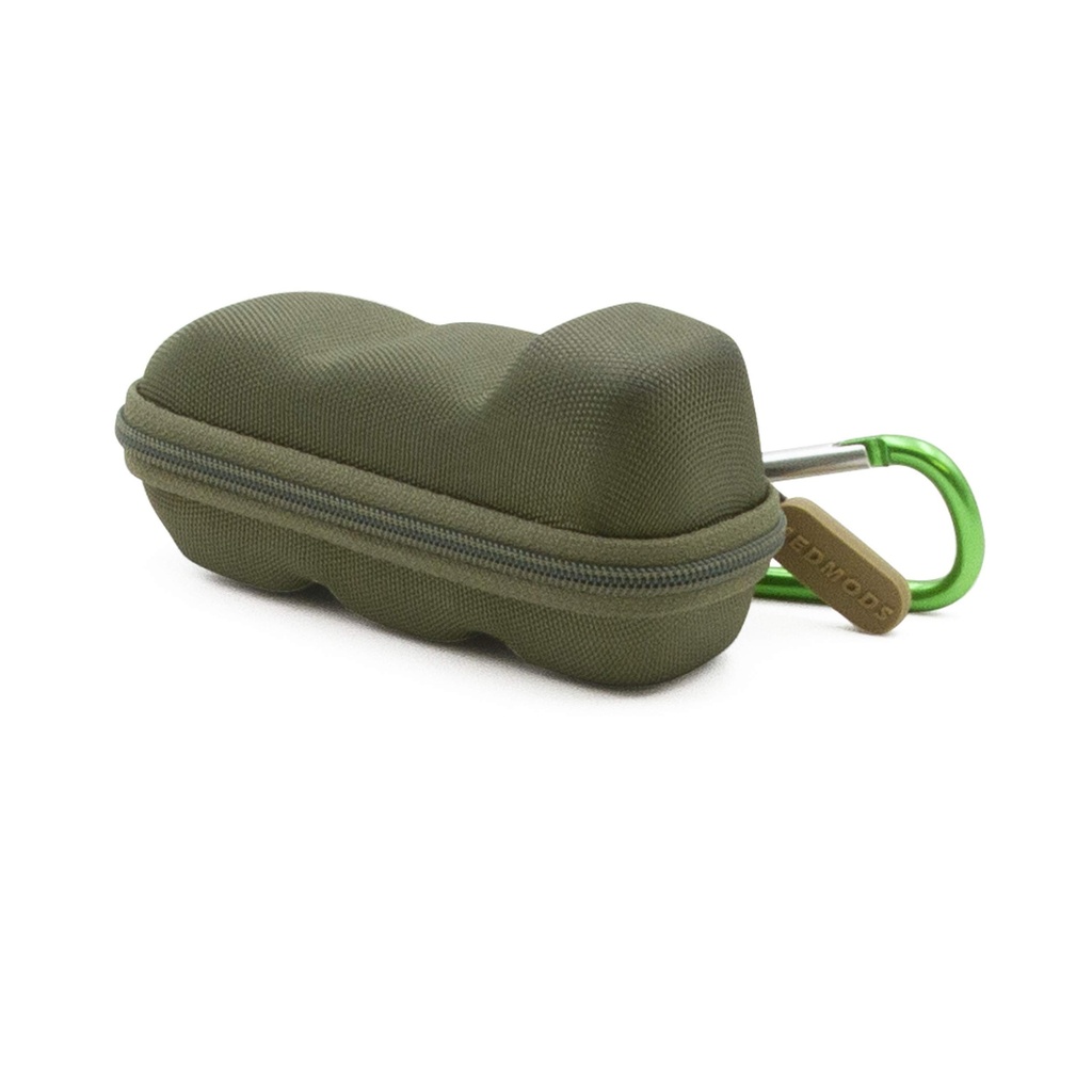 CASEMATIX Forest Green Travel Case se potrivește cu inhalatorul de astm, include numai cazul