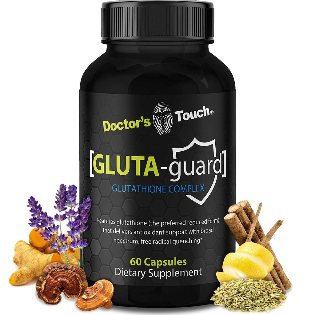 Supliment Liposomal Liposomal Glutatione - Capsule Glutatione usor de inghitit pentru energie, suport cerebral si sanatatea pielii - Absorbtie maxima pura Supliment glutationic lipozomal