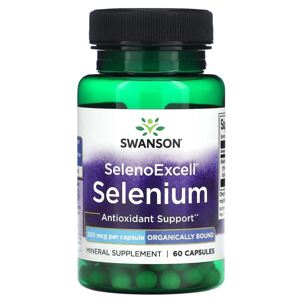 Swanson Selenoexcell Seleniu 200 mcg 60 Capsule