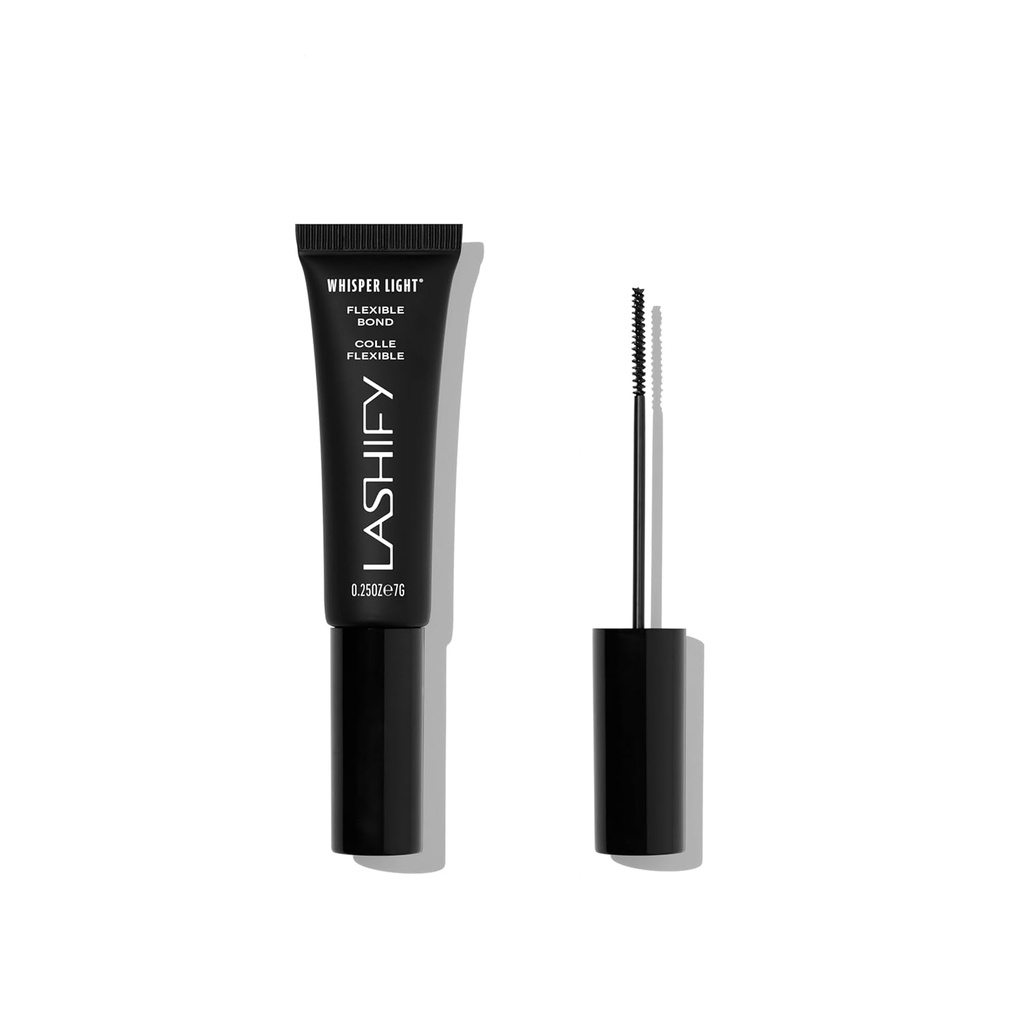 Lashify Whisper Light Flexible Bond Gellash Lipici pentru Lashes false cu micro-Flex Technology- Lash Lipici pentru Extensii de gene în negru