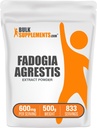 BulkSupplements.com Fadogia Agrestis Extract pulbere - Fadogia Agrestis Supliment, Fadogia Agrestis 600mg - pentru energie Boost, Gluten gratuit, 600mg per Servire, 500g (1.1 lbs) (Pachet de 1)