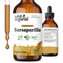 Sarsaparilla salbatica si organica Root Tincture - Suport global - Sarsaparilla Extract Supliment - Vegan, Sugar & Alcool-Liquid Drops - 4 fl oz