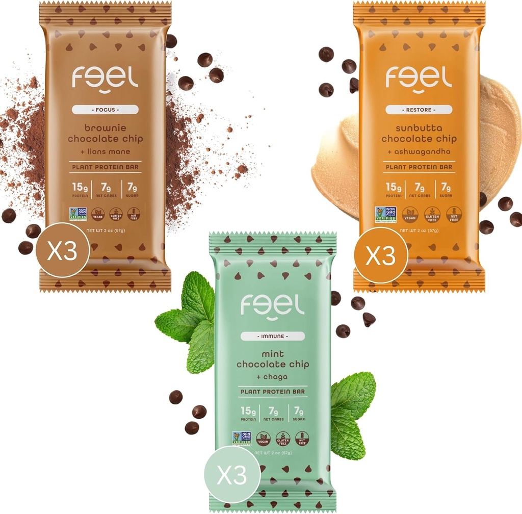 Simțiți-vă de proteine Vegană Bars 