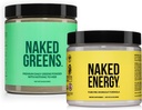 NAKED Vegan energizarea Bundle Nearbored Energie Nutriție Super Verzi Pulbere Greens organice Supliment