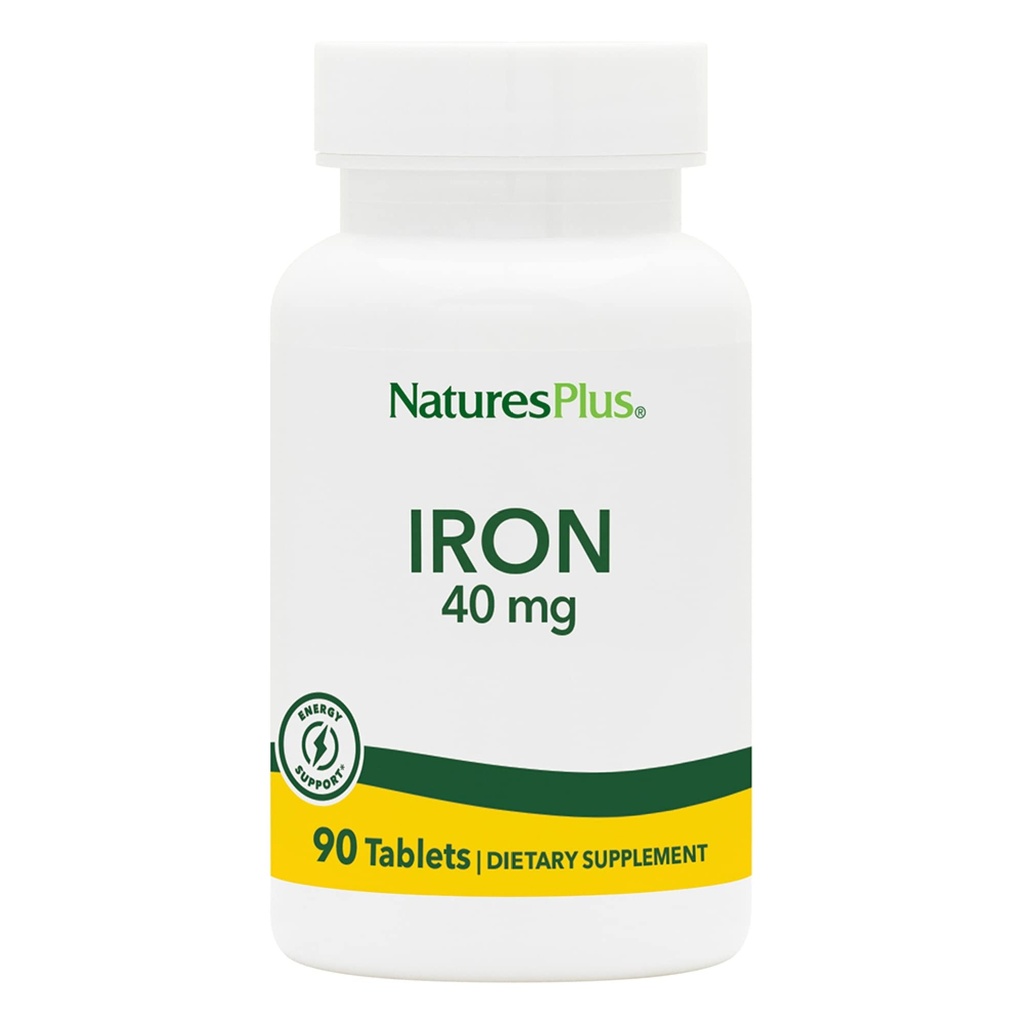 NaturasPlus Fier - 40 mg, 90 comprimate - vegetarian, gluten liber - 45 Serviri