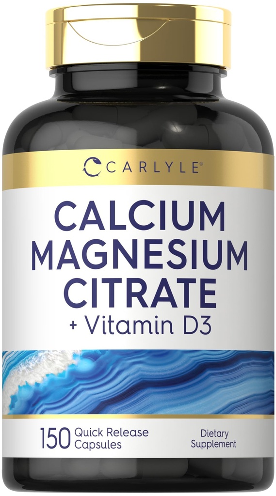 Carlyle Citrat de magneziu de calciu cu vitamina D3 