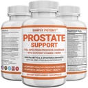 Suplimente de prostată pentru bărbaţi, Saw Palmetto Suport de sănătate prostată w/ 33 Vitamine & Herbs - Beta Sitosterol Plus B6, Seleniu & Zinc pentru urină sănătoasă Frecvenţa şi fluxul şi somnul adecvat (60 capsule)
