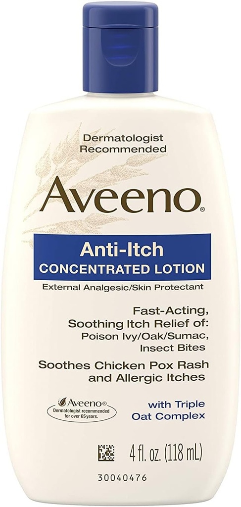Aveeno Anti-Itch Lotion concentrat - 4 Ounce