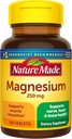 Magnesium Oxide 250 mg Tablets, 100 Count for Nutrition Support