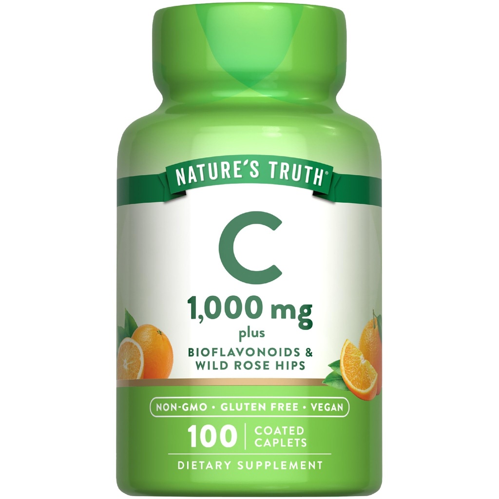 Adevărul naturii Vitamina C Bioflavonoids & Rose HIPS 