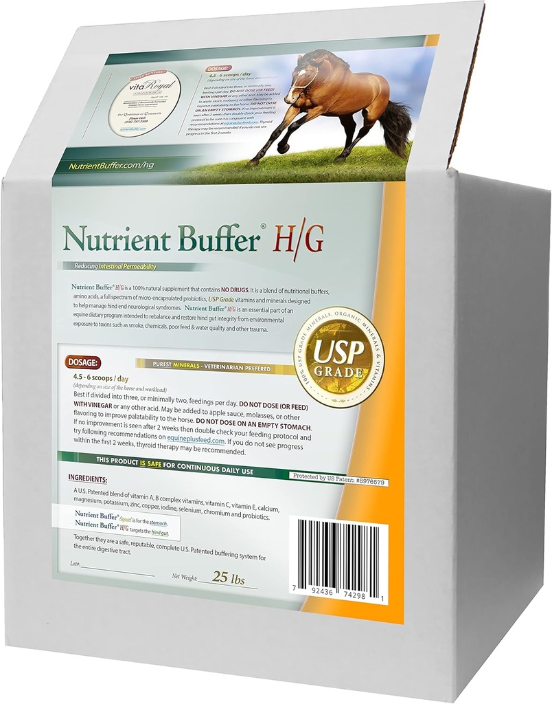 HG - Equine Hind Gut Lower Gastric Digestive Support Formula pentru Cai