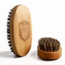 Barbă Club Boar Bristle Brush pentru bărbaţi - Birchwood Grooming Tool pentru Stiling, Taming şi Sănătos Barbă de creştere
