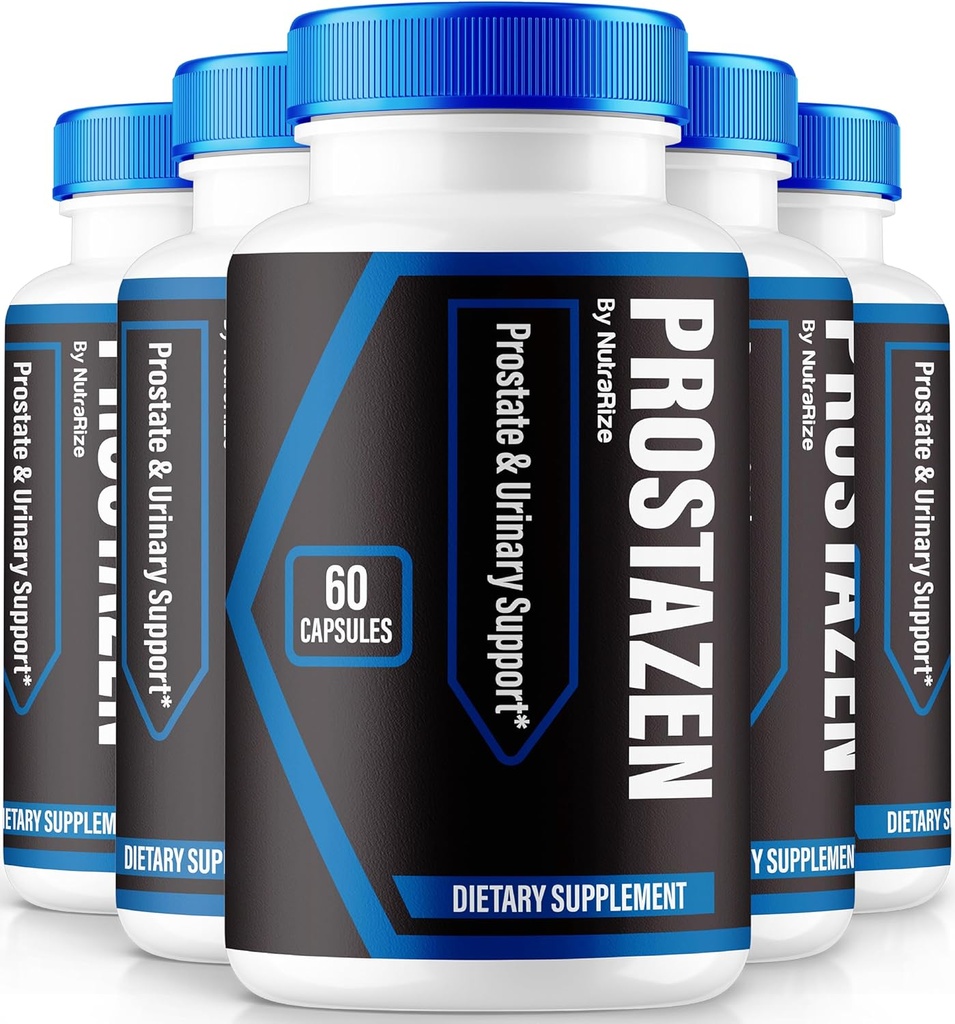 NutraRize (5 ambalaj) Capsule Prostazen, Pastillas Prostazen oficial pentru a sprijini sănătatea prostatei, Prostazen Plus Formula Premium, Prostazen pentru prostata sanatoasa, Prosta Zen Review (300 capsule)