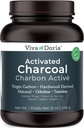 Viva Doria Virgin Actived Charcoal Powder, Hardwood Derived, Food Grade, 16 Oz (1 liră)