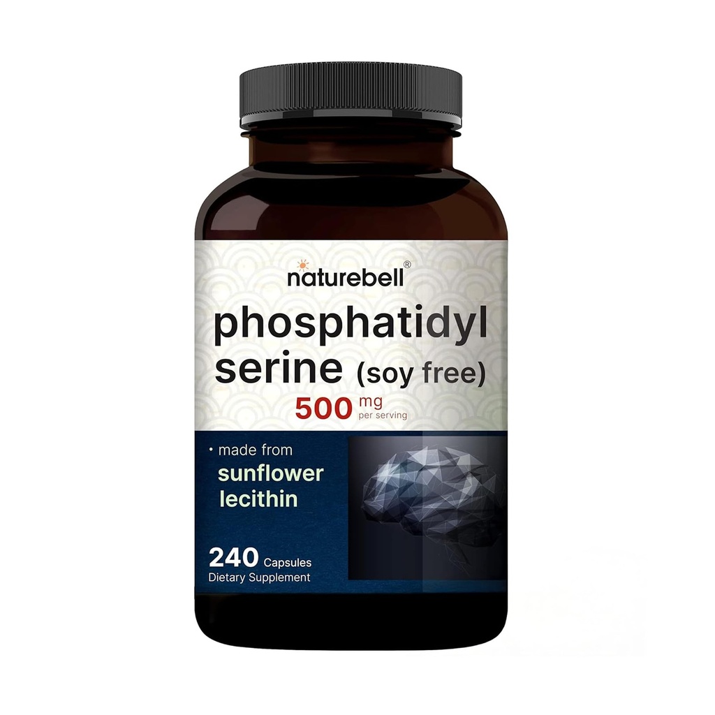Ultra Putere Fosfatidilserină Supliment 500 mg per servire, 240 Capsule 