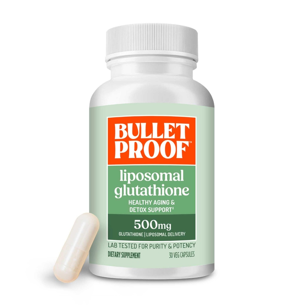 Capsule antioxidante cu forţă lipozomală antioxidantă antioxidantă antiglonţ antiglonţ, 30 Conte, Supliment pentru sănătate hepatică şi suport imunitar, 30 Servings