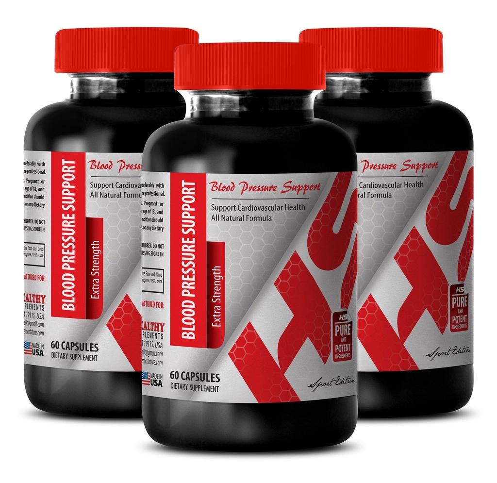 Suplimentul de vitamine de energie pentru femei - Suport de presiune sanguină - Putere suplimentară - Energie Boost Men - 3 sticle (180 capsule)