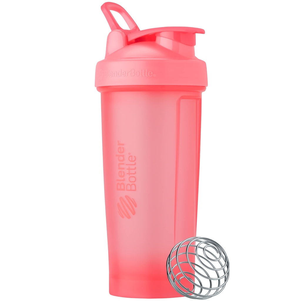 BlenderBottle Classic V2 Shaker Sticla Perfect pentru Shake-uri de proteine și antrenament pre, 28-Ounce, roz deschis