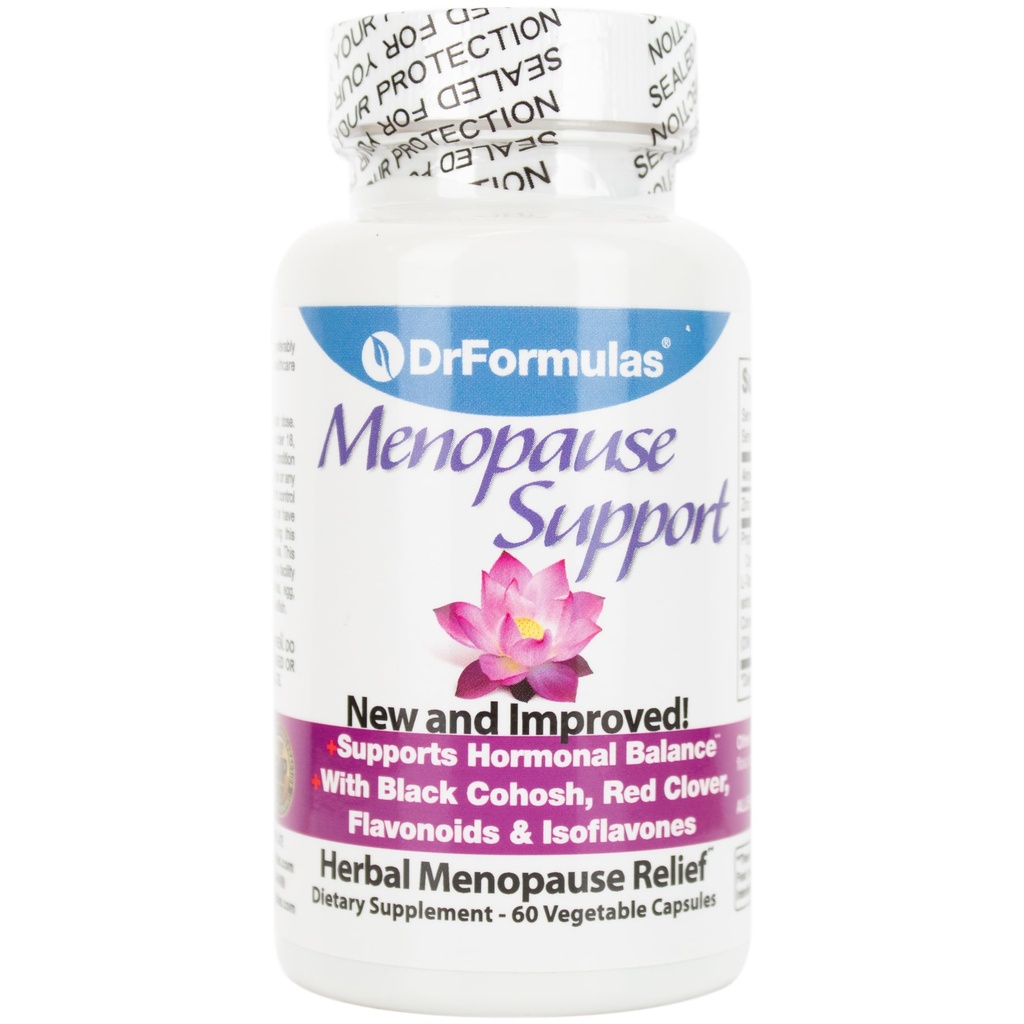 DrFormulas Menopause Supliment pentru Flash-uri fierbinți, Transpirații de noapte Relief, și sprijin cu DIM, Black Cohosh, Dong Quai (60 capsule vegetariene)