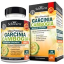 Garcinia Cambogia pierdere în greutate pastile - Rezistenta maxima Apetit Suppressant & Fat Burner pentru barbati si femei - 1600mg Extract natural & 960mg HCA - Booster metabolic & Carb Blocker Capsule - 60Ct