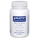 Pure Encapsulations Resveratrol EXTRA - 100 mg Trans- Resveratrol - pentru funcţie celulară şi cardiovasculară sănătoasă * - Supliment antioxidanţi - fără GMO şi gluten - 60 capsule