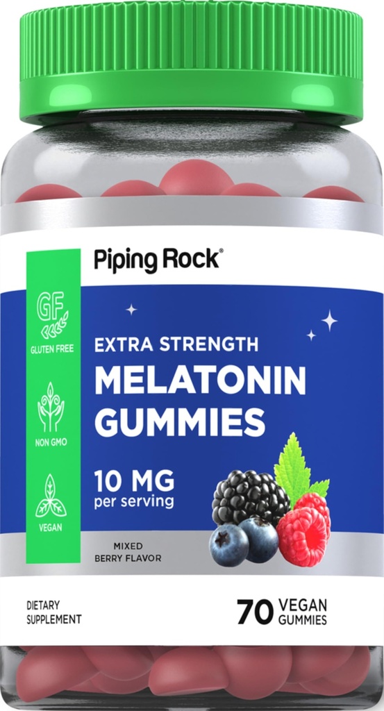 Piping Rock Melatonine Gumries 10mg 