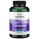 Swanson Calciu Citrat Complex Muşchi Osoase Nervii Sănătate Suportul de presiune a sângelui Suplimentul mineral 250 mg Calciu (de la Citrate & Carbonat) 100 Capsule