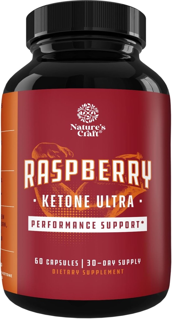 Cetone de zmeură pură pierdere în greutate Suplimentul - Keto arde naturale Fat Burner Dieta pastile pentru bărbați și femei Boost Metabolism Burn Belly Fat Potent Suppressant 500 mg 60 capsule