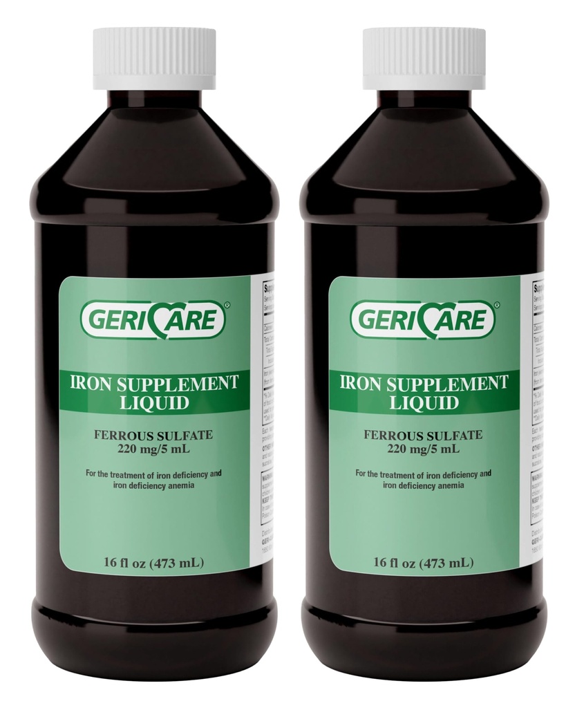 GeriCare 220 Supliment de fier lichid de mare potenta 