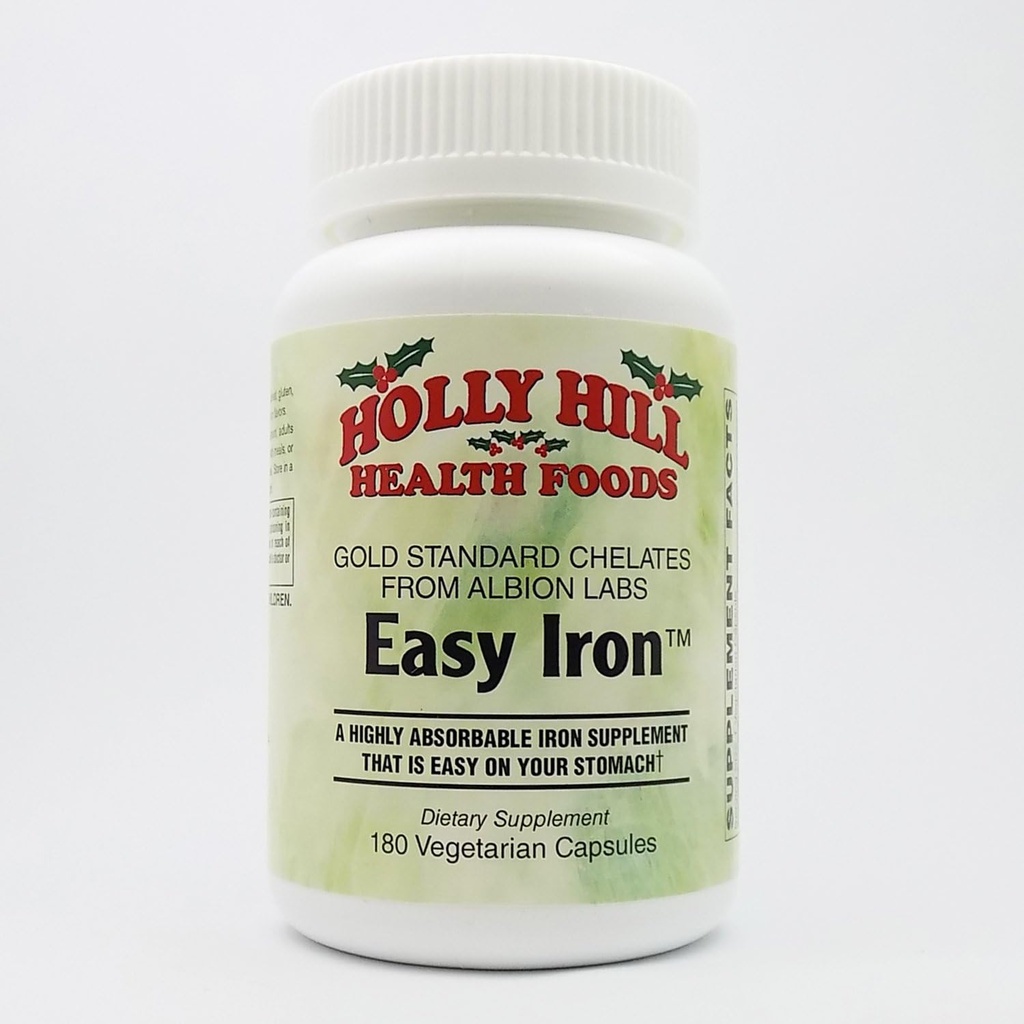 Holly Hill Health Foods, Easy Iron, 180 Capsule vegetariene