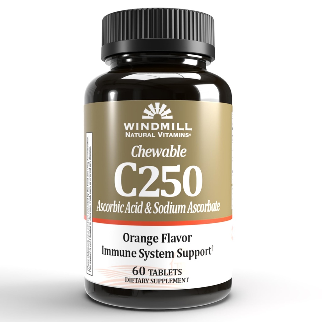 Vitamina C CHEWTBS 250MG TNGR WMILL Dimensiune: 60