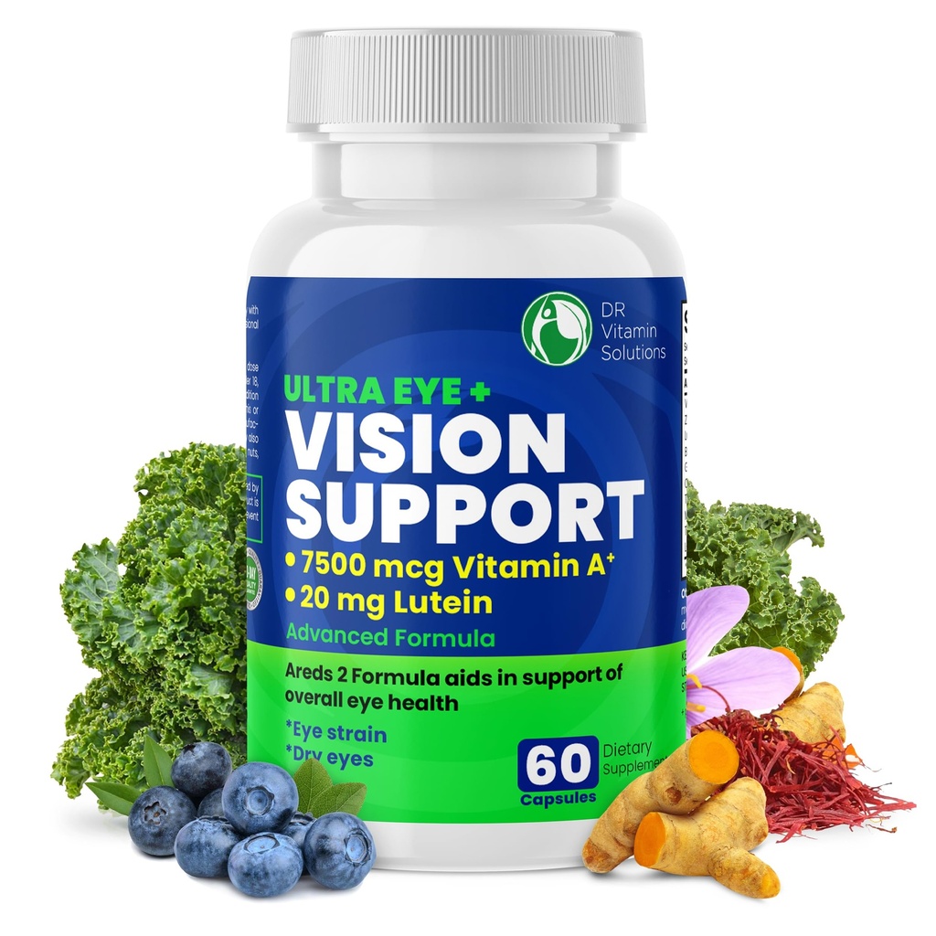 DR VITAMIN SOLUŢII Vision Support Eye Vitamine pentru Sănătate Maculară 