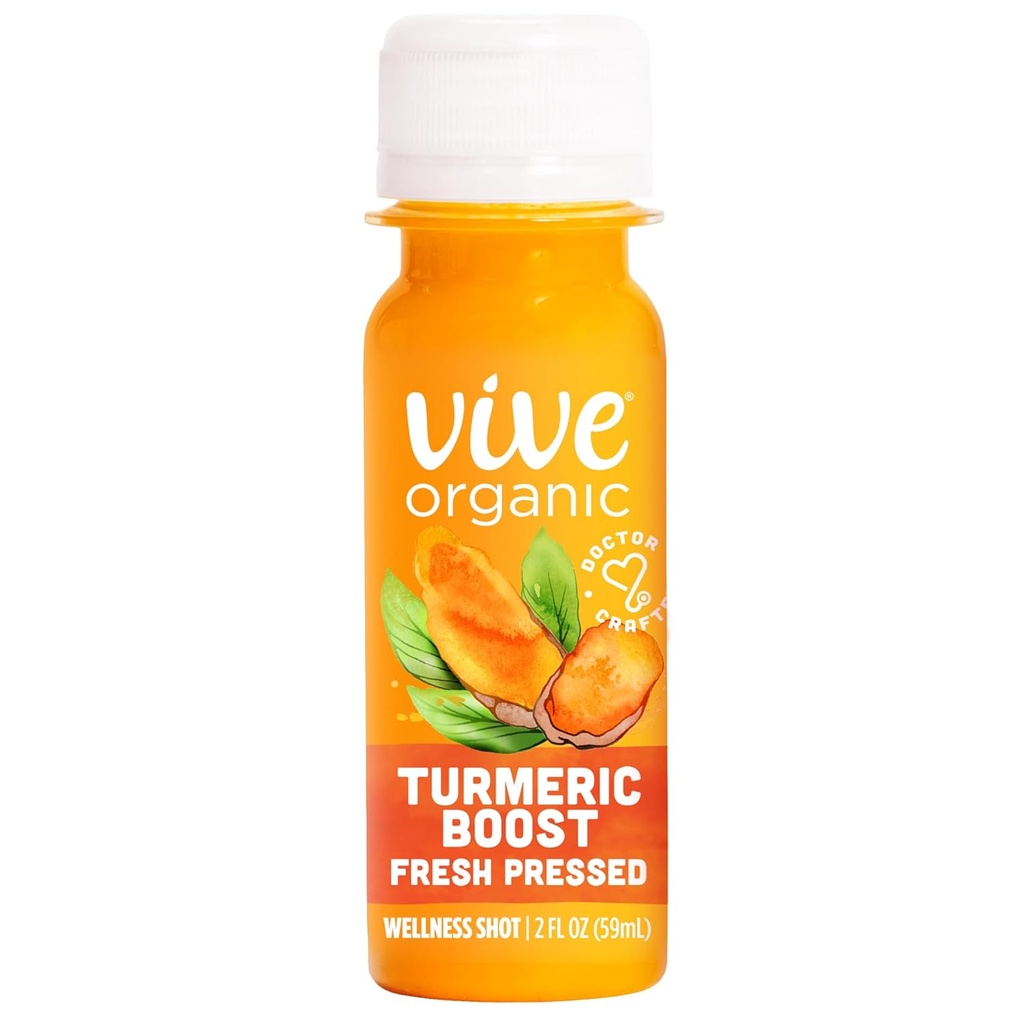 Vive Organic Pure Boost Turmeric Shot (2oz sticla)