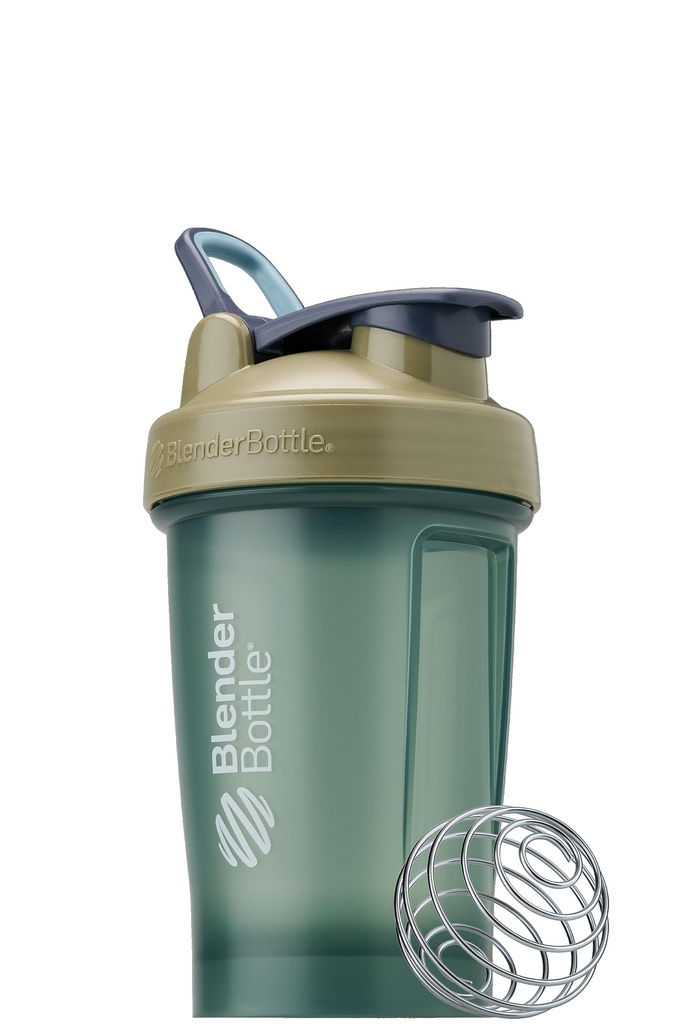 BlenderBottle Classic V2 Shaker Sticla Perfect pentru Shake-uri de proteine și antrenament pre, 20oz, Tan culoare completă