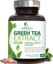 Capsule extract de ceai verde 1000mg 98% Standardizat EGCG - 3X Putere pentru energie naturală - Suport cardiac cu polifenoli - Cafeina blând - 240 capsule