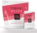 Le-Vel Thrive Elite Protein Shake | Gluten-Free, Protein Blend with BCAAs, Probiotics & Enzymes |16 Servings - Single Packets, Strawberry