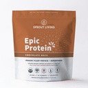 Sprout Living Epic Proteine, Pe bază de plante Proteina si Superalimente Pulbere, Ciocolata Maca Powder 