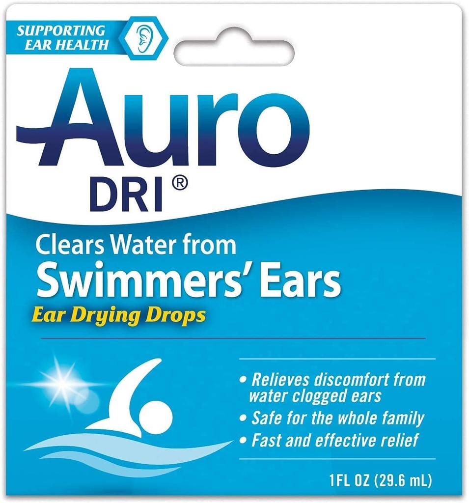 Auro-Dri Swimmer`s Ear Liquid 1 OZ (PACK OF 3)
