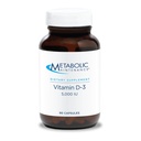 Întreţinere metabolică Vitamina D3 5000 UI - Absorbţie superioară Pure Vitamina D3 & Vitamina C - Extra Putere Bone, Imun, Mood + Supplement de suport cardiovascular, Fără File (90 Capsule Softgel)