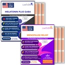 Menopauza Relief și Melatonin somn Patch Bundle - 2 Packs - Hot Flashes, Transpirații de noapte, Swings Relief Plus Petice de somn odihnitor - 30 zile de aprovizionare pe pachet (60 patches) - Statele Unite ale Americii Made by Live To Shine