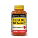 MASON NATURAL Ulei de pește Mason 1000mg Omega-3 Softgels