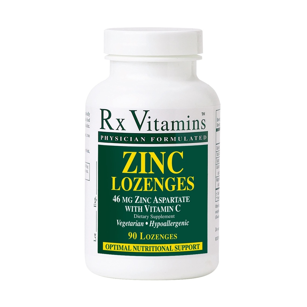 Rx Vitamine Lozenzi de zinc, 90 Lozenge