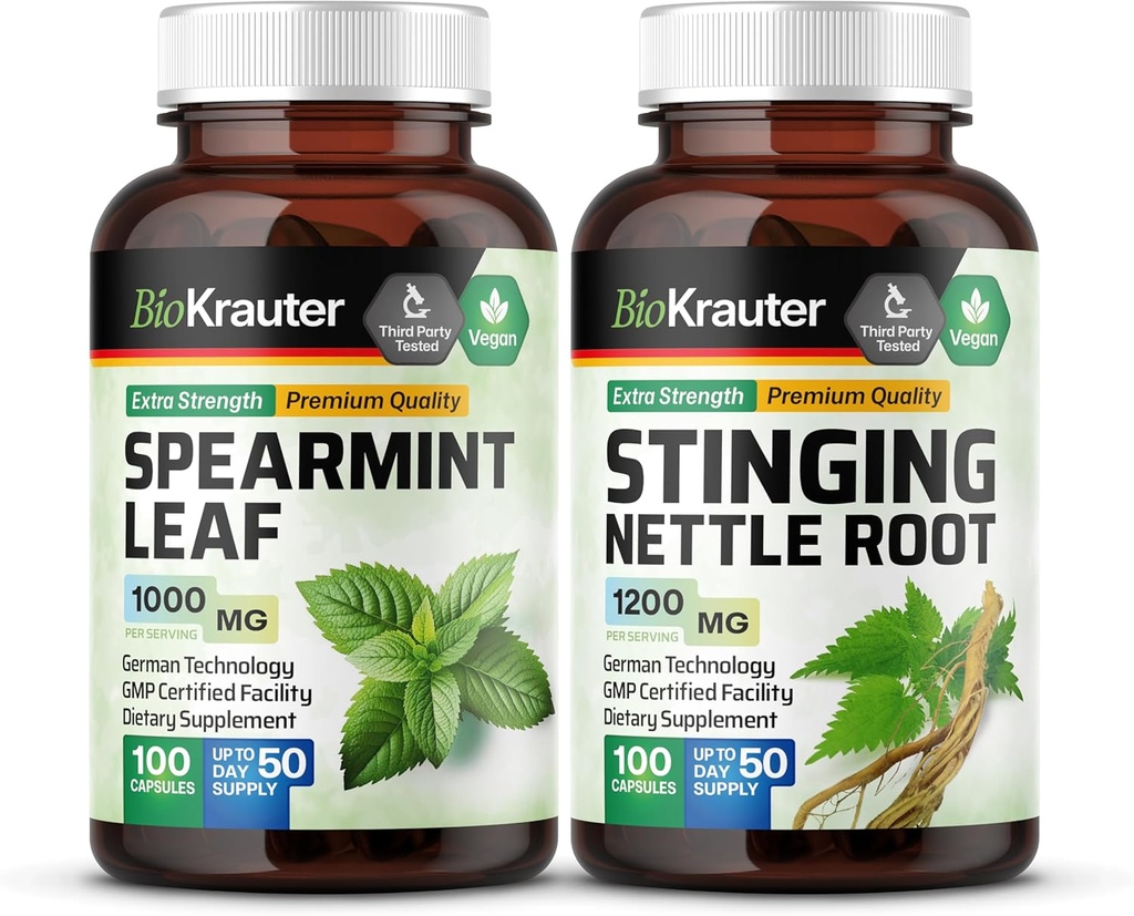 BIO KRAUTTER Spearmint 100 capsule & Stinging Nettle 100 capsule
