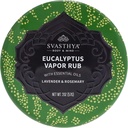 Svasthya Body & Mind Eucalyptus Vapor Rub - Deschide Pasaje Nasal & Moisturizes The Skin, Tuse, Stuffy Nose & Congestion Relief, Olive Oil, Beeswax, Lavender, Rosemary - Made in the USA, 2oz