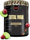 REDCON1 Total War Pre Workout, Cherry Lime - Beta Alanine + Citruline Malate Vegan & Keto Friendly Preworkout pentru bărbați și femei cu 320mg de Cafeina (50 Serviri)